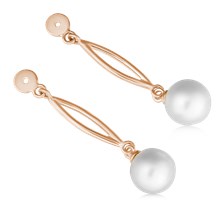 Stud Earring Enhancers With Pearl Drops